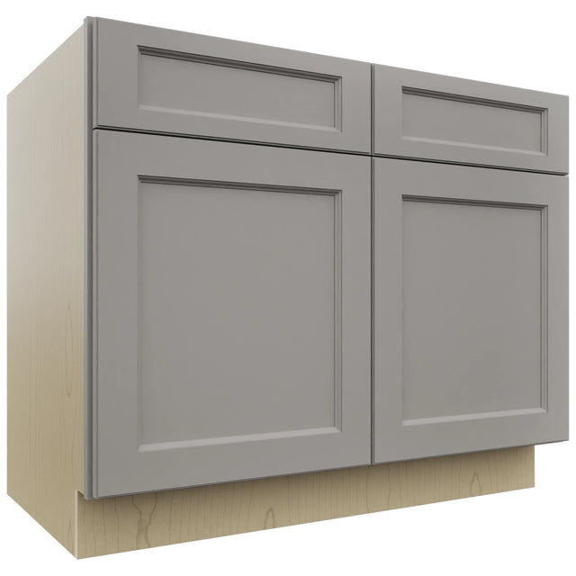 Fabuwood Fusion Nickel B42 Base Standard Cabinet, Front View