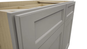 Fabuwood Fusion Nickel B42 Base Standard Cabinet, Detail View