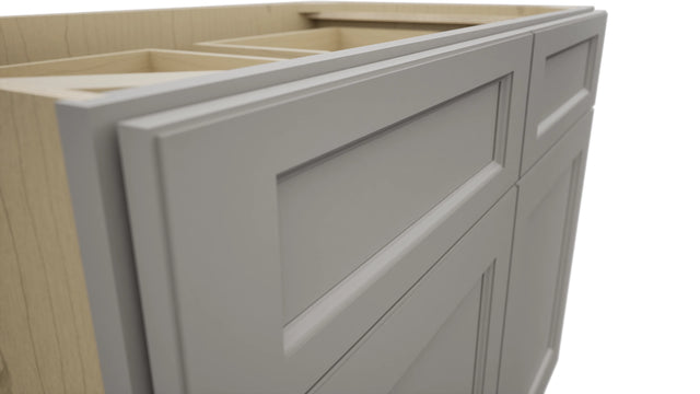 Fabuwood Fusion Nickel B42 Base Standard Cabinet, Detail View