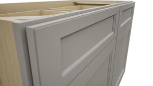 Fabuwood Fusion Nickel B48 Base Standard Cabinet, Detail View