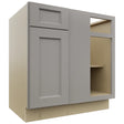 Fabuwood Fusion Nickel BLB39/42 Base Corner Blind Cabinet, Front View