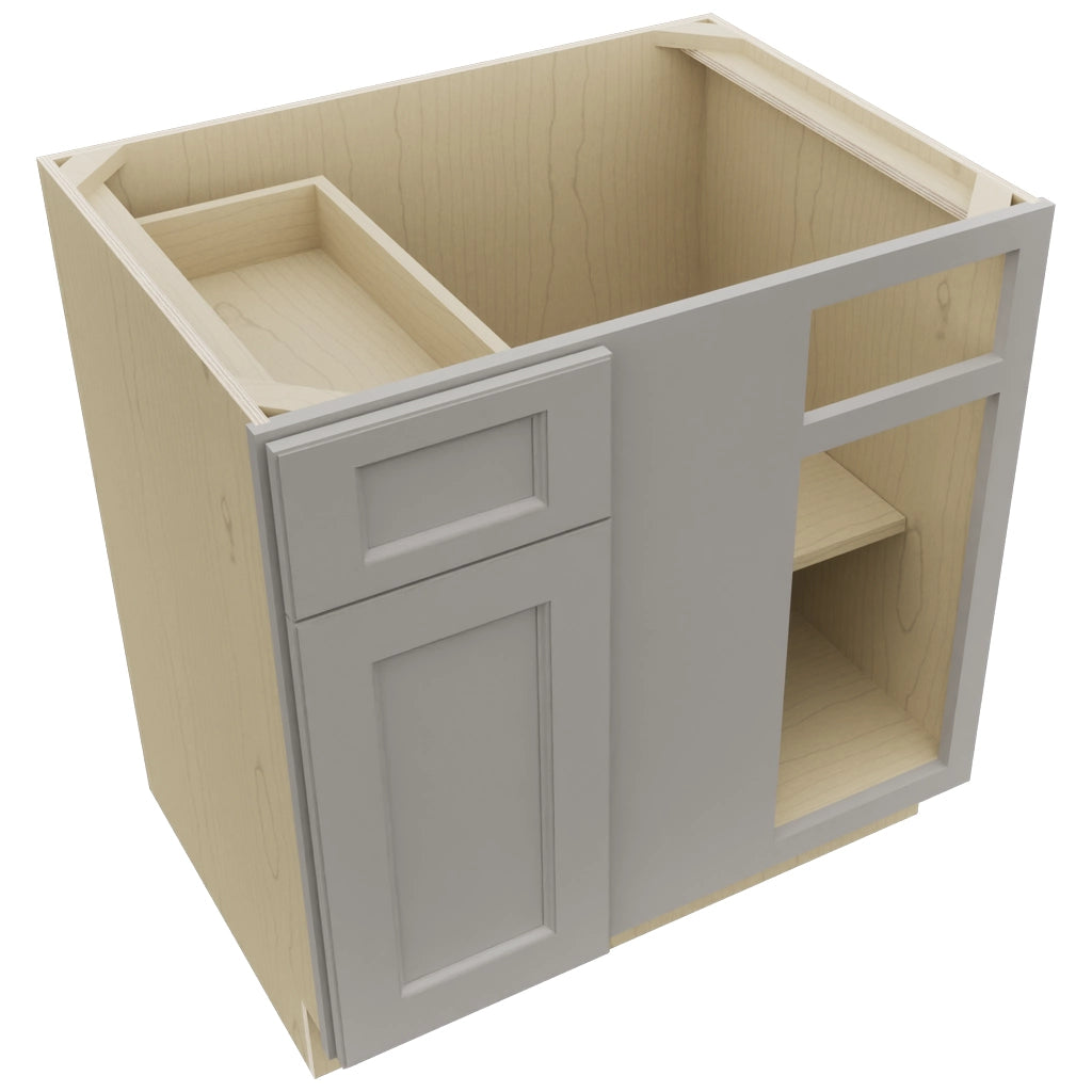 Fabuwood Fusion Nickel BLB39/42 Base Corner Blind Cabinet, Top View