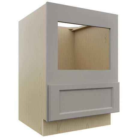 Fabuwood Fusion Nickel BMC24 Base Microwave Cabinet, Front View