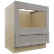 Fabuwood Fusion Nickel BMC30 Base Microwave Cabinet, Front View