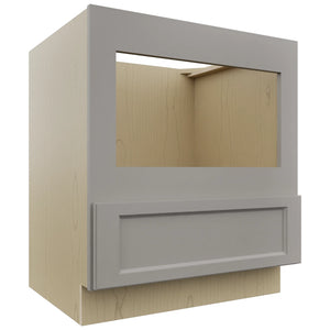 Fabuwood Fusion Nickel BMC30 Base Microwave Cabinet, Front View