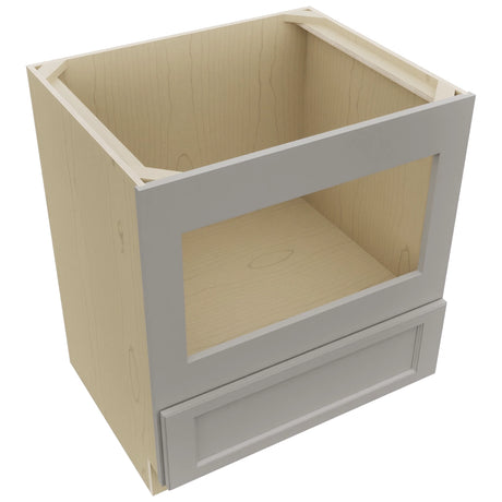 Fabuwood Fusion Nickel BMC30 Base Microwave Cabinet, Top View