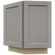Fabuwood Fusion Nickel BRA24 Base Return Angle Cabinet, Front View