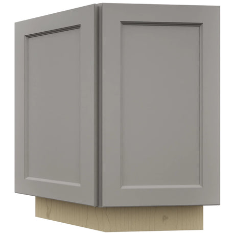 Fabuwood Fusion Nickel BRA24 Base Return Angle Cabinet, Front View