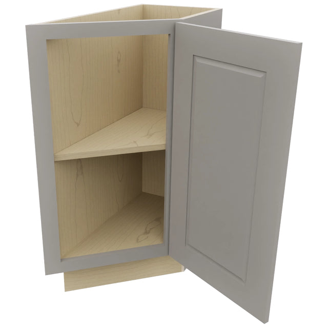 Fabuwood Fusion Nickel BTR12 Base Transitional Cabinet, Open View