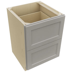 Fabuwood Fusion Nickel DB24-2 Base 2 Drawers Cabinet, Top View