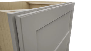 Fabuwood Fusion Nickel DB30-2 Base 2 Drawers Cabinet, Detail View
