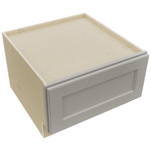Fabuwood Fusion Nickel DBS24 Base Bench Seat Cabinet, Top View