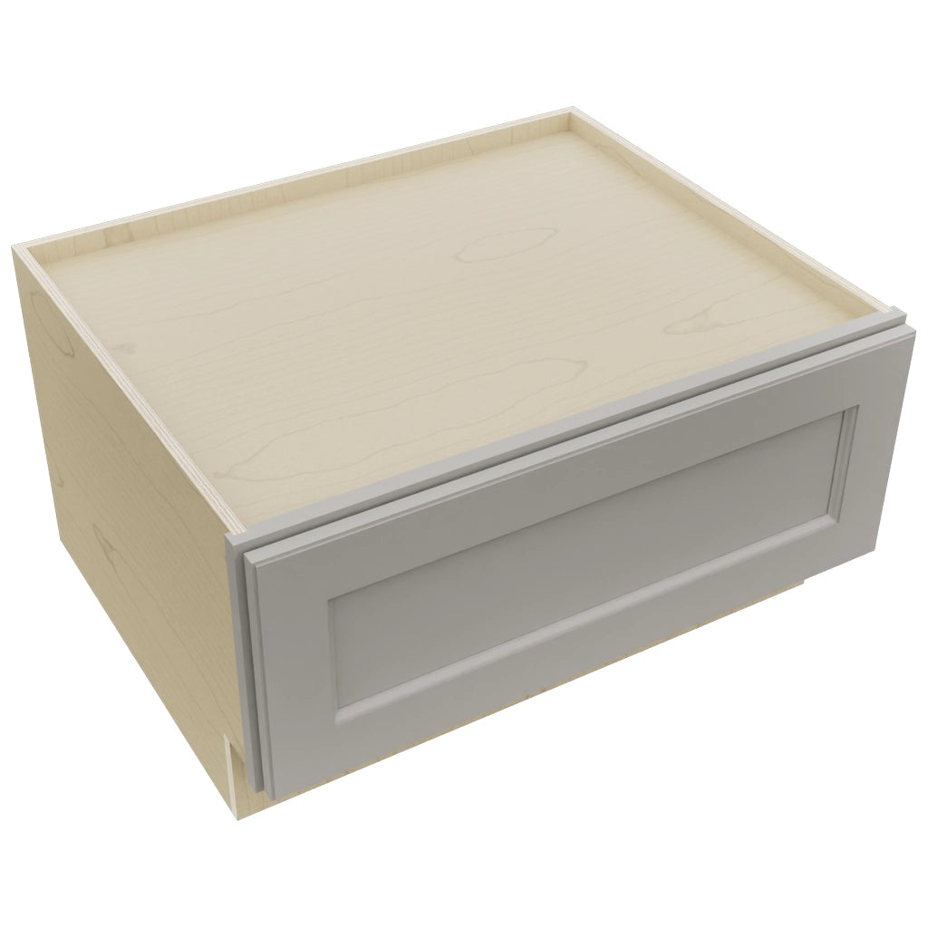 Fabuwood Fusion Nickel DBS30 Base Bench Seat Cabinet, Top View