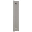 Fabuwood Fusion Nickel DD B06FD Panel, Front View