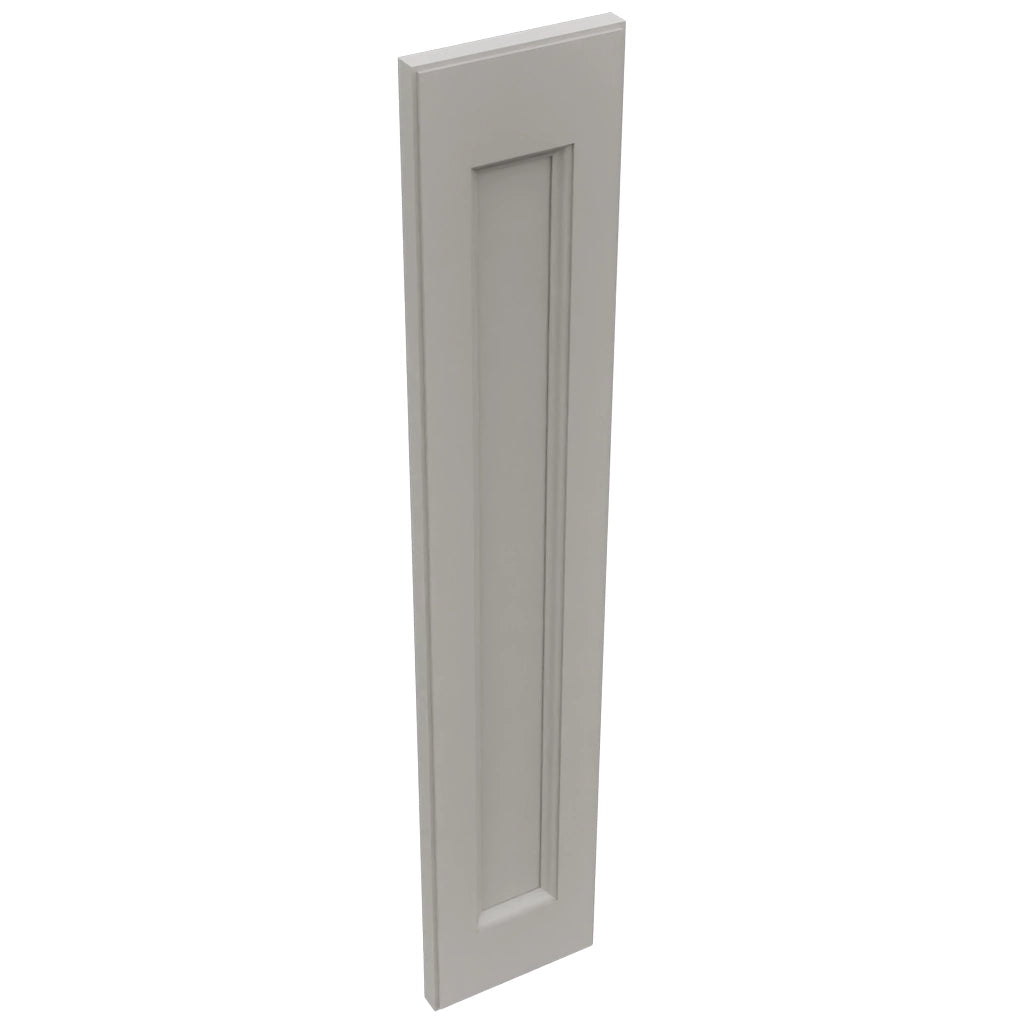 Fabuwood Fusion Nickel DD B06FD Panel, Top View