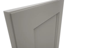 Fabuwood Fusion Nickel DD W1530 DOOR Panel, Detail View