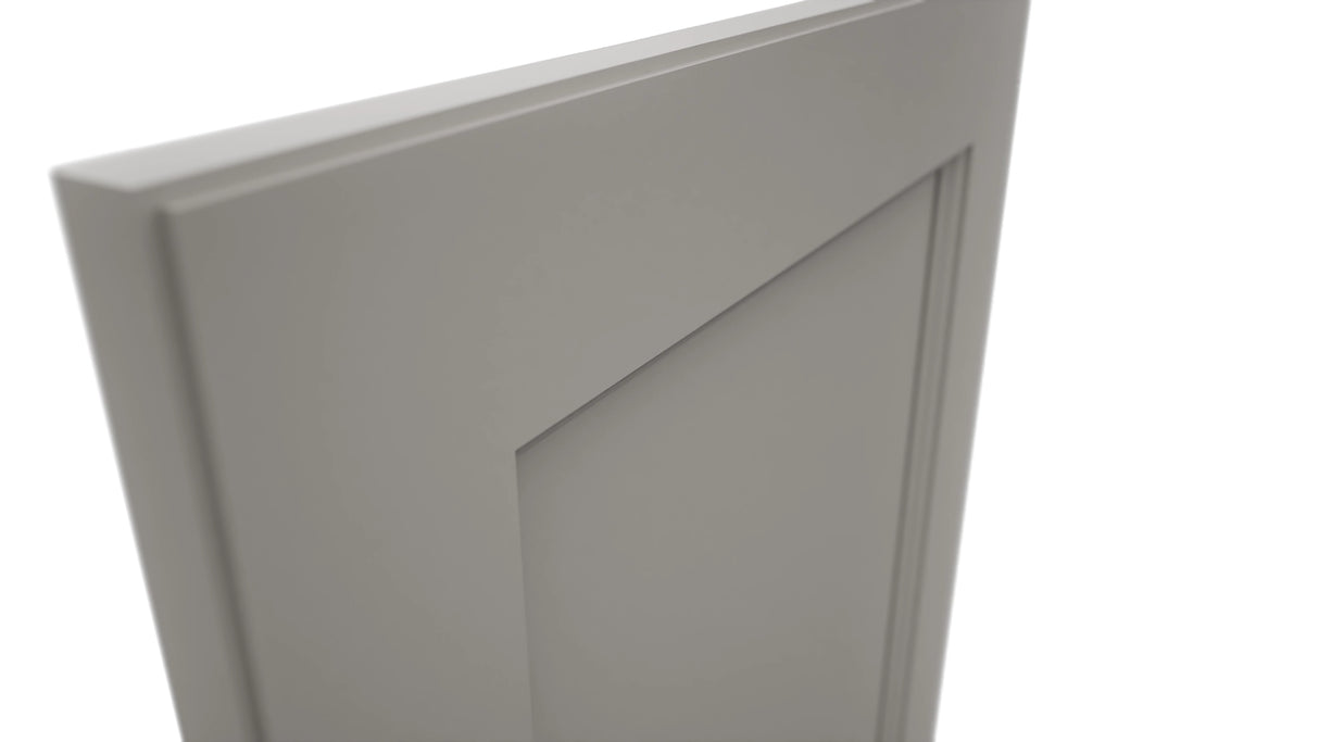 Fabuwood Fusion Nickel DD W1830 DOOR Panel, Detail View