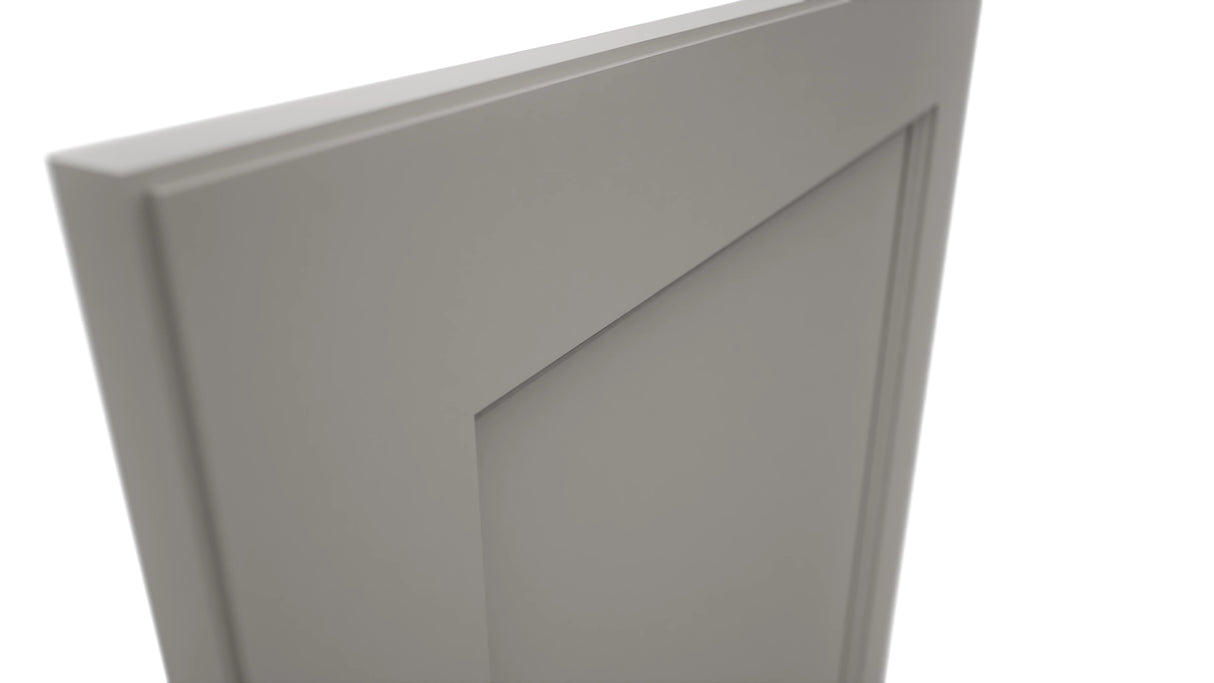 Fabuwood Fusion Nickel DD W2130 DOOR Panel, Detail View