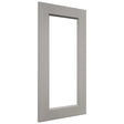Fabuwood Fusion Nickel DS DFG1530 Wall Prepped Door, Front View