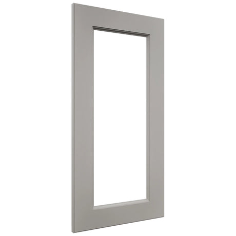 Fabuwood Fusion Nickel DS DFG1530 Wall Prepped Door, Front View