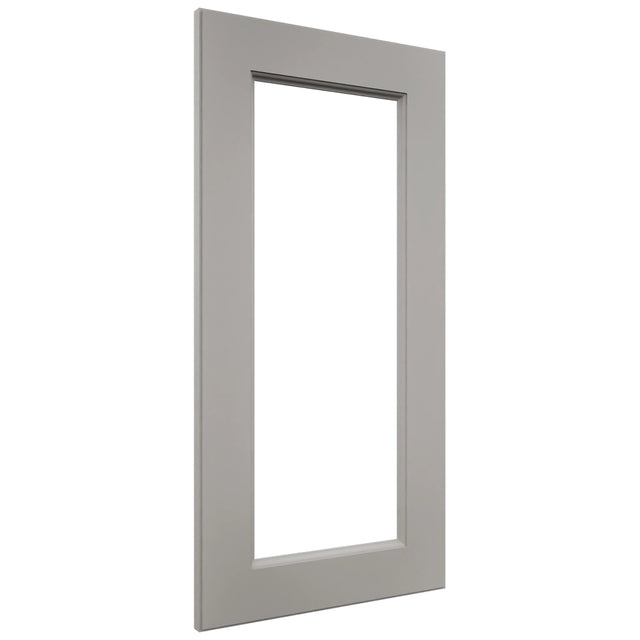 Fabuwood Fusion Nickel DS DFG1530 Wall Prepped Door, Front View