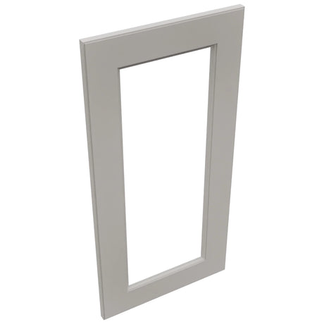 Fabuwood Fusion Nickel DS DFG1530 Wall Prepped Door, Top View