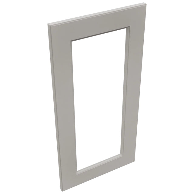 Fabuwood Fusion Nickel DS DFG1530 Wall Prepped Door, Top View