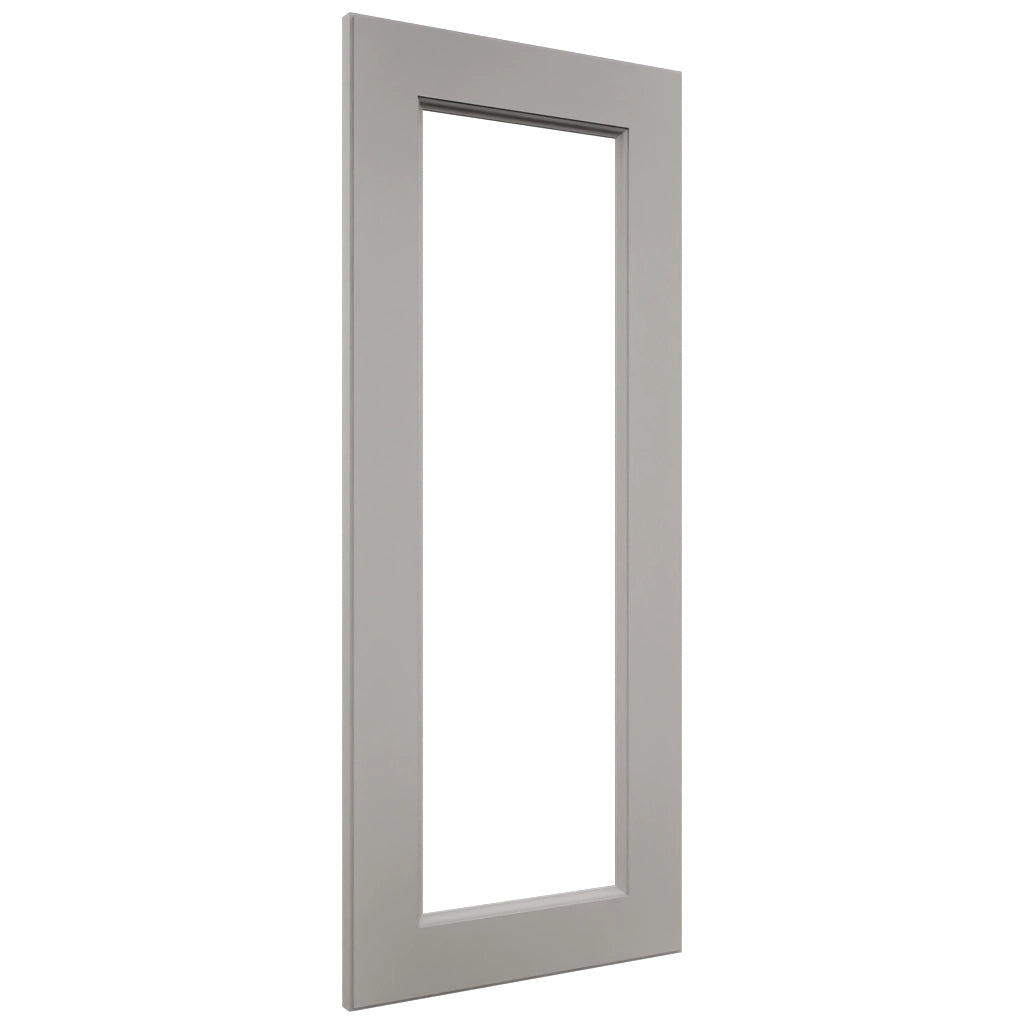Fabuwood Fusion Nickel DS DFG1536 Wall Prepped Door, Front View