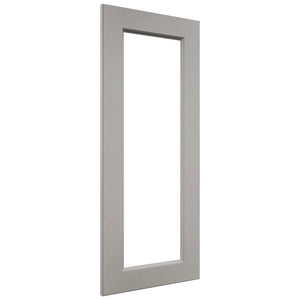 Fabuwood Fusion Nickel DS DFG1536 Wall Prepped Door, Front View