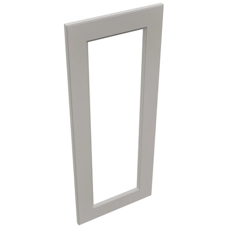 Fabuwood Fusion Nickel DS DFG1536 Wall Prepped Door, Top View
