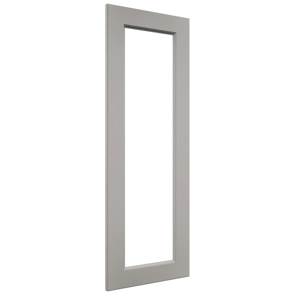 Fabuwood Fusion Nickel DS DFG1542 Wall Prepped Door, Front View