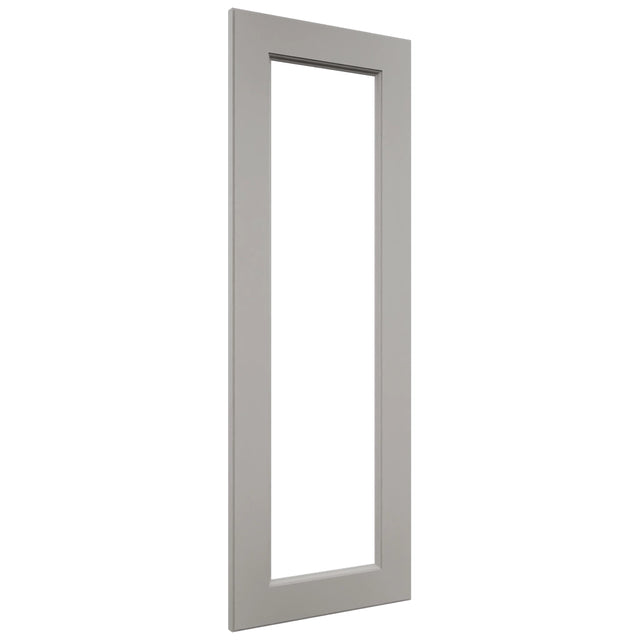 Fabuwood Fusion Nickel DS DFG1542 Wall Prepped Door, Front View
