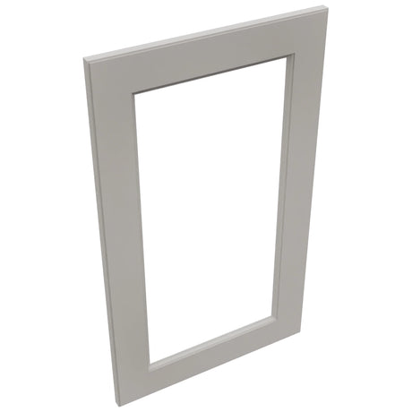 Fabuwood Fusion Nickel DS DFG1830 Wall Prepped Door, Top View