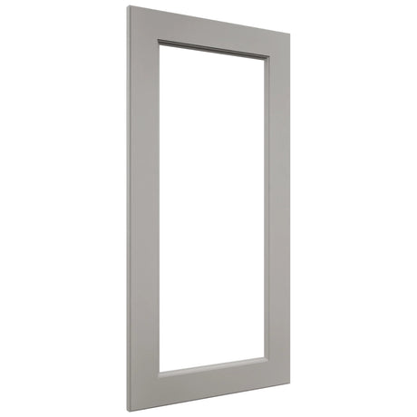 Fabuwood Fusion Nickel DS DFG1836 Wall Prepped Door, Front View