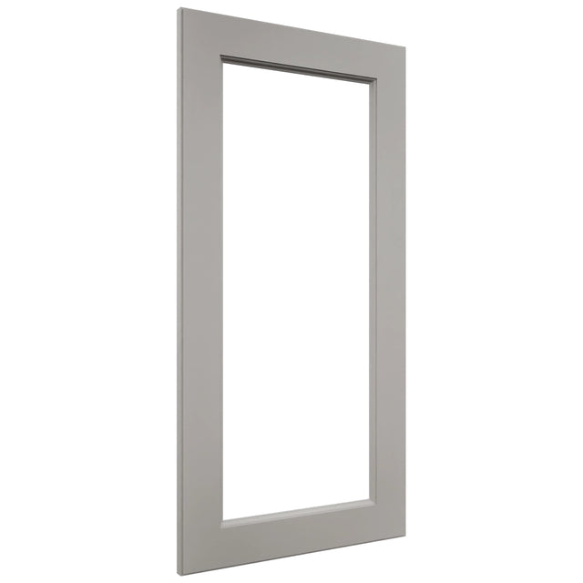 Fabuwood Fusion Nickel DS DFG1836 Wall Prepped Door, Front View