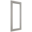 Fabuwood Fusion Nickel DS DFG1842 Wall Prepped Door, Front View