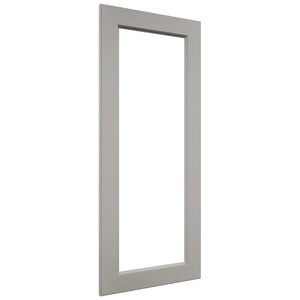 Fabuwood Fusion Nickel DS DFG1842 Wall Prepped Door, Front View
