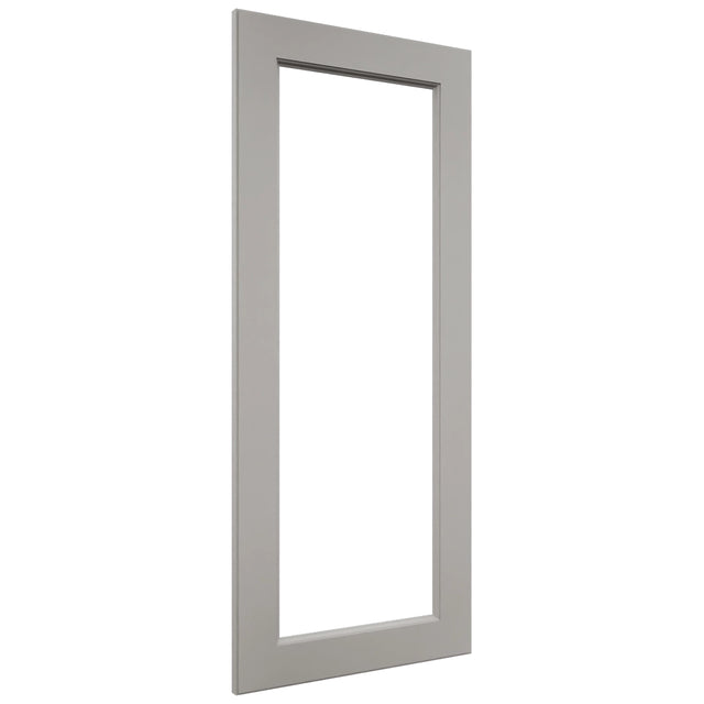 Fabuwood Fusion Nickel DS DFG1842 Wall Prepped Door, Front View