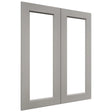 Fabuwood Fusion Nickel DS DFG3036 Wall Prepped Door, Front View