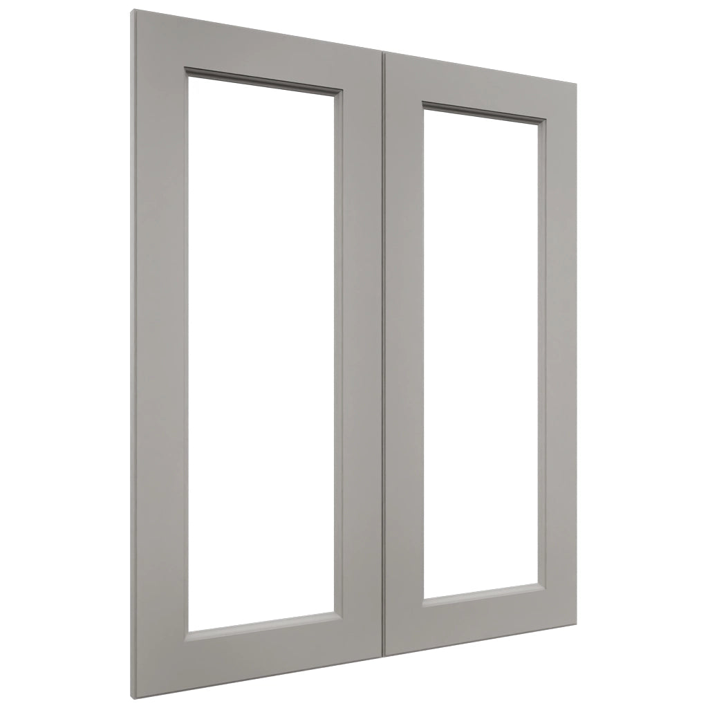 Fabuwood Fusion Nickel DS DFG3036 Wall Prepped Door, Front View