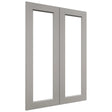 Fabuwood Fusion Nickel DS DFG3042 Wall Prepped Door, Front View