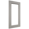 Fabuwood Fusion Nickel DS DFGD2430 Wall Prepped Door, Front View