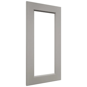 Fabuwood Fusion Nickel DS DFGD2430 Wall Prepped Door, Front View