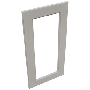 Fabuwood Fusion Nickel DS DFGD2430 Wall Prepped Door, Top View