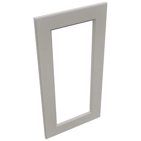 Fabuwood Fusion Nickel DS DFGD2430 Wall Prepped Door, Top View