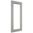 Fabuwood Fusion Nickel DS DFGD2436 Wall Prepped Door, Front View