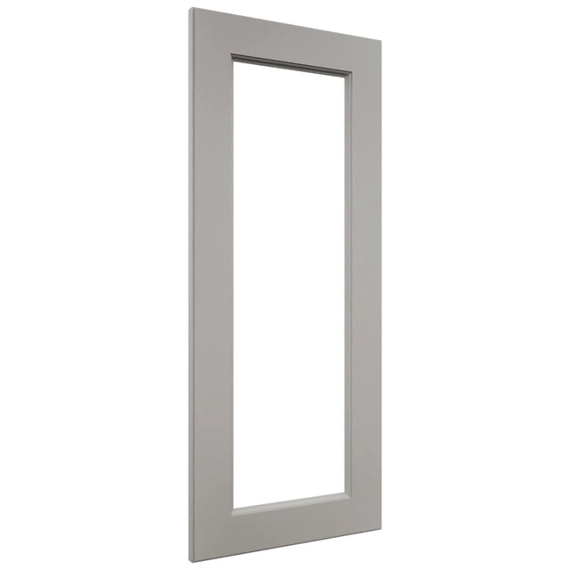 Fabuwood Fusion Nickel DS DFGD2436 Wall Prepped Door, Front View