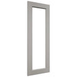 Fabuwood Fusion Nickel DS DFGD2442 Wall Prepped Door, Front View