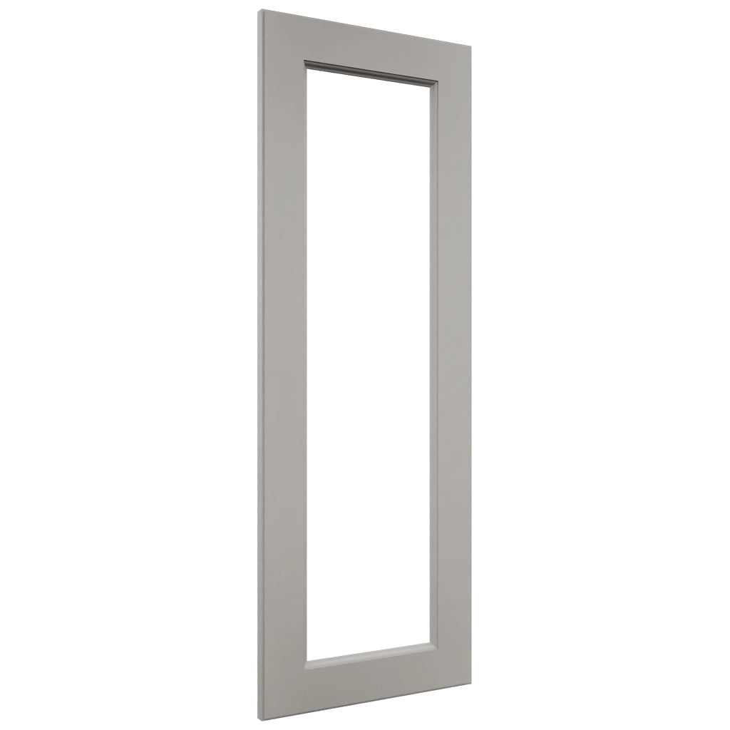 Fabuwood Fusion Nickel DS DFGD2442 Wall Prepped Door, Front View