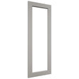 Fabuwood Fusion Nickel DS DFGWD1860 Wall Prepped Door, Front View